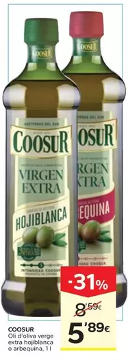 Coosur - Oli D'Oliva Verge Extra Hojiblanca O Arbequina