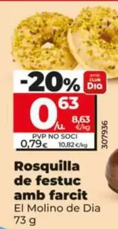 El Molino De Dia - Rosquilla De Pistacho Con Relleno