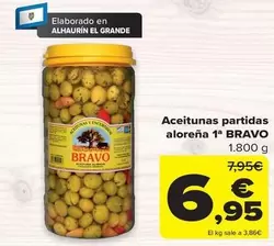 Aceitunas Partidas Aloreña