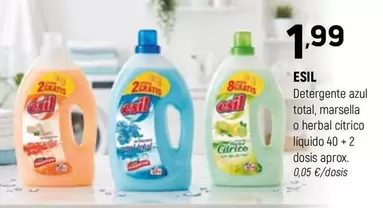 Detergente Azul Total, Marsella O Herbal Cítrico 