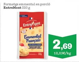 Entremont - Formatge Emmental En Porcio