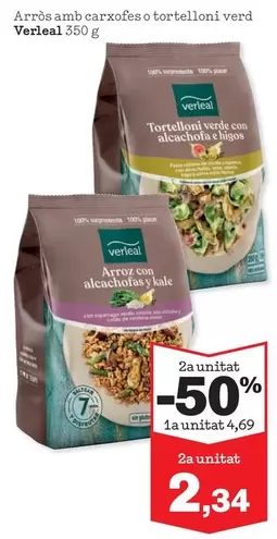 Verleal - Arros Amb Carxofes O Tortelloni Verd