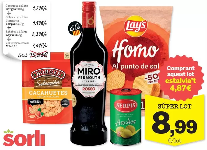 Borges/ Serpis/ Lay's/ Miro