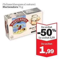Mariscadora - Cloïsses Blanques Al Natural
