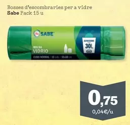 Sabe - Bosses D'Escombraries Per A Vidre