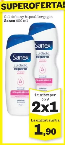 Sanex - Gel De Bany Hipoal-lergogen