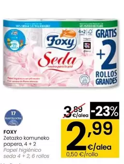 Foxy - Papel Higienico Seda 