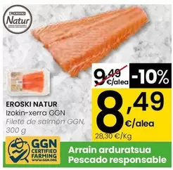 Eroski Natur - Filete De Salmon GGN