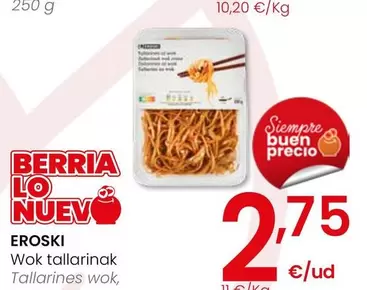 Eroski - Tallarines Wok