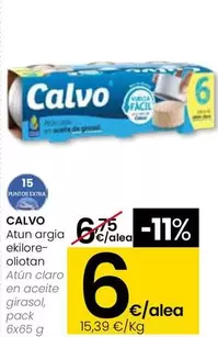 Calvo - Atun Claro En Aceite Girasol