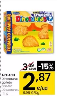 Artiach - Galleta Dinosaurus