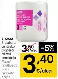 Eroski - Papel Multiusos Rollo Gigante