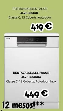 Fagor - Rentavaixelles 4LVF-623AD