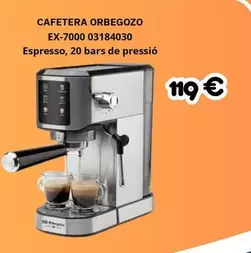 Orbegozo - Cafetera EX-7000 03184030 Espresso