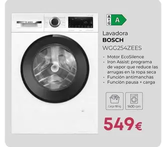 Bosch - Lavadora WGG254ZZEES