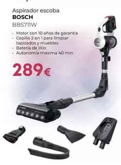 Bosch - Aspirador Escoba Bbs711w
