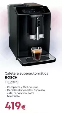 Bosch - Cafetera Superautomática TIE20119