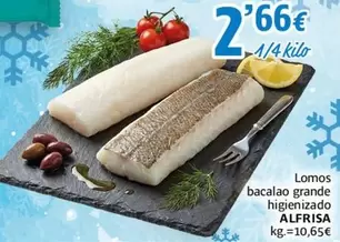 Alfrisa - Lomos Bacalao Grande Higienizado
