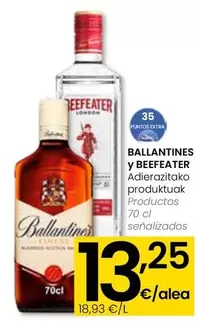 Ballantines/Beefeater - Productos