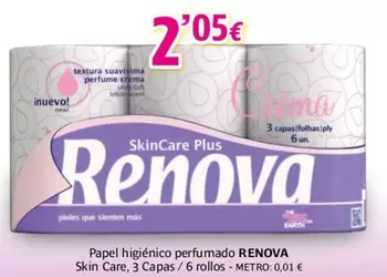 Renova - Papel Higiénico Perfumado Skin Care