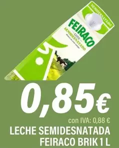 Feiraco - Leche Semidesnatada
