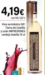 Impresiones - Vino Semidulce IGP. Tierra De Castilla Y Leon Verdejo