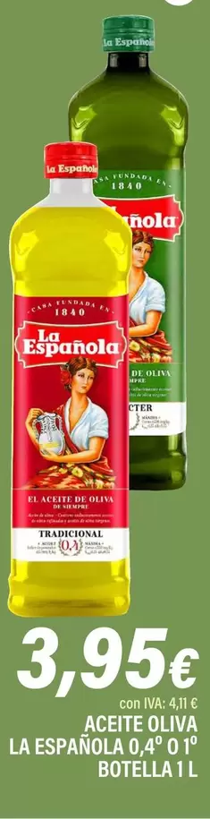 La Española - Aceite Oliva Botella