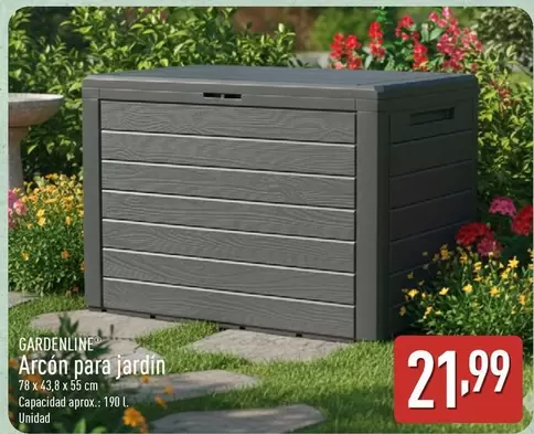 Gardenline - Arcón Para Jardín