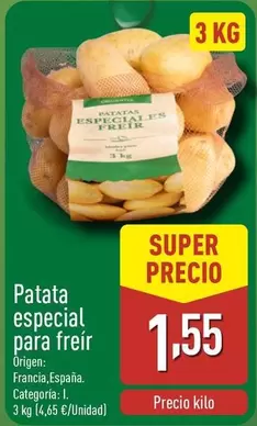 Patata Especial Para Freir