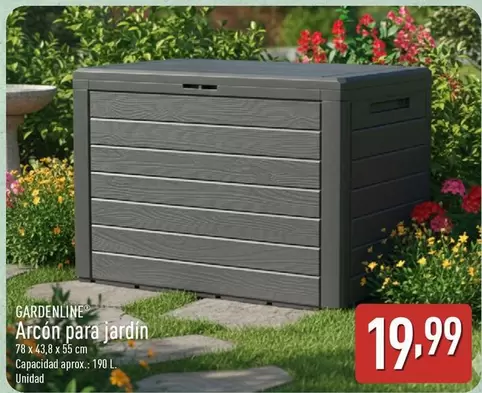 Gardenline - Arcón Para Jardín