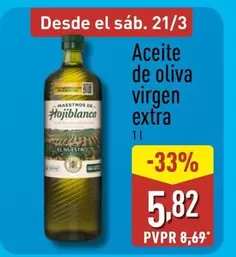 Maestros De Hojiblanca - Aceite De Oliva Virgen Extra