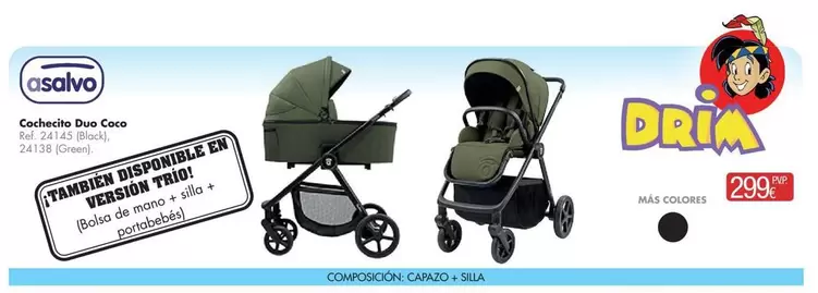 Asalvo - Cochecito Duo Coco 