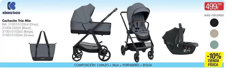 Kikkaboo - Cochecito Trio Mia