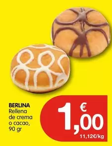 Berlín - Rellena De Crema O Cacao