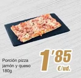 Porcion Pizza Jamon Y Queso