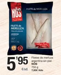 nos - Filetes De Merluza Argentina Sin Piel