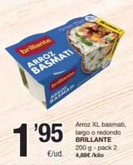 Brillante - Arroz Xl Basmati, Largo O Redondo