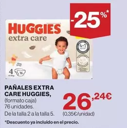 Huggies - Pañales Extra Care