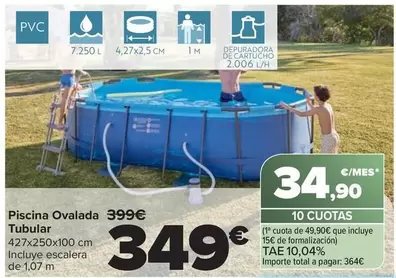 Piscina Ovalada Tubular