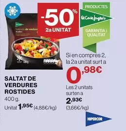 Hipercor - Salta De Verdures Rostides