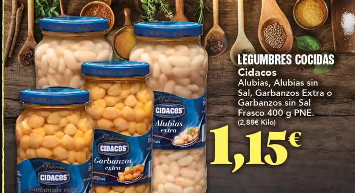 Cidacos - Legumbres Cocidas