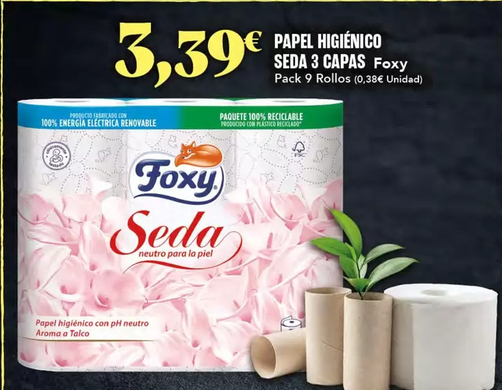 Foxy - Papel Higienico Seda 4 Capas