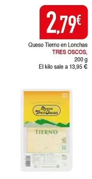 Tres Oscos - Queso Tierno En Lonchas