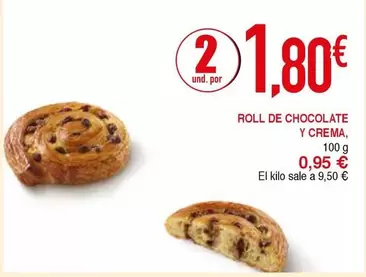 Roll De Chocolate Y Crema