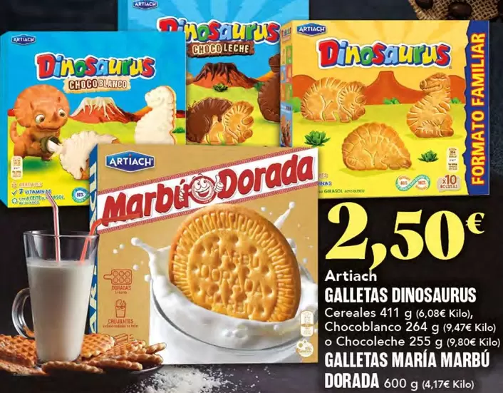 Artiach - Galletas Dinosaurus