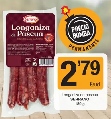 Serrano - Longaniza De Pascua