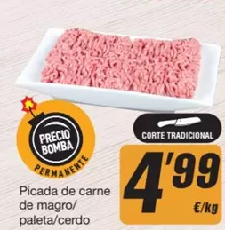 Picada De Carne De Magro/Paleta/Cerdo