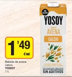 YoSoy - Bebida De Avena Calcio