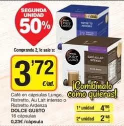 NESCAFÉ® Dolce Gusto® - Café En Cápsulas Lungo, Ristretto, Au Lait Intenso O Ristretto Ardenza