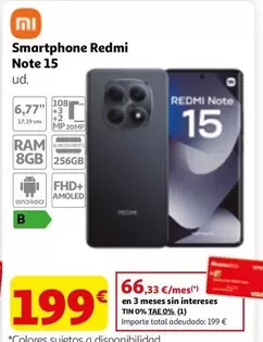 Xiaomi - Smartphone Redmi Note 15